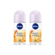 Nivea Fresh Orange 2x50 ml Kadın Roll-On