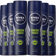 Nivea Fresh Power 6x150 ml Erkek Sprey Deodorant