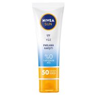 Nivea Güneş Kremi Yüz Parlama Karşıtı SPF50 50 ml