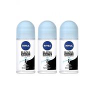 Nivea Invisible Black & White 3x50 ml Kadın Roll-on