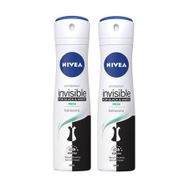 Nivea Invısıble Black White Fresh 2x150 ml Sprey Deodorant