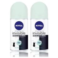 Nivea Invisible Black & White Fresh 2x50 ml Kadın Roll-On Deodorant