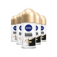 Nivea Invisible Black White İpeksi Pürüzsüzlük 5x50 ML Roll-On