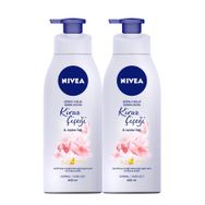 Nivea Kiraz Çiçeği Jojoba Yağı 2x400 ml Vücut Losyonu