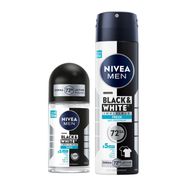 Nivea Men Black White Invisible Fresh 150 ml ve Black White Invisible Fresh 50 ml Erkek Sprey Deodorant