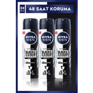 Nivea Men Black White Invisible Original 3x150 ml Erkek Deodorant