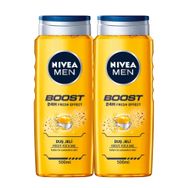 Nivea Men Boost Kahve Özlü 2x500 ml Duş Jeli