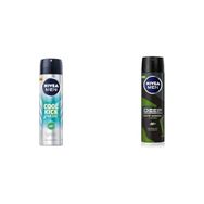 Nivea Men Cool Kick Fresh 150 ml Men Deep Dimension Amazonia 150 ml Erkek Sprey Deodorant