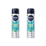 Nivea Men Cool Kick Fresh 2x150 ml Erkek Sprey Deodorant