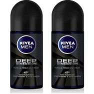 Nivea Men Deep Dimension 2x50 ml Erkek Roll-On Deodorant