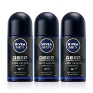 Nivea Men Deep Dimension 3x50 ml Deodorant Roll-On
