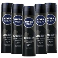 Nivea Men Deep Dimension 5x150 ml Erkek Deodorant