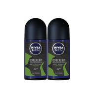 Nivea Men Deep Dimension Amazonia 2x50 ml Erkek Roll-On Deodorant