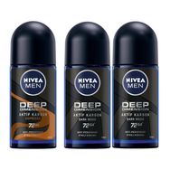 Nivea Men Deep Dimension Espresso 50 ml ve Deep Dimension 50 ml Erkek Roll On Deodorant