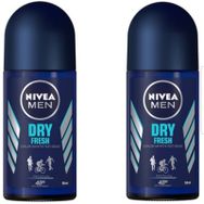 Nivea Men Dry Fresh 2x50 ml Erkek Roll-On