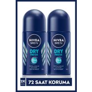 Nivea Men Dry Fresh Roll On 2x50 ml Erkek Deodorant