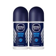 Nivea Men Fresh Active 2 x 50 ml Erkek Roll-On Deodorant