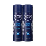 Nivea Men Fresh Active 2x150 ml Erkek Sprey Deodorant