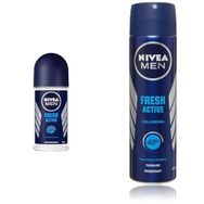 Nivea Men Fresh Active 2x50 ml Fresh Active 150 ml Stick ve Sprey Deodorant