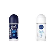 Nivea Men Fresh Active 50 ml Erkek Roll On Deodorant ve Fresh Natural 50 ml Kadın Roll On Deodorant