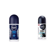 Nivea Men Fresh Active 50 ml ve Black White Invisible Fresh 50 ml Erkek Roll On Deodorant