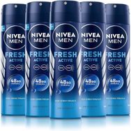 Nivea Men Fresh Active 5x150 ml Erkek Sprey Deodorant