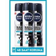 Nivea Men Invisible Black White Fresh 3x150 Ml Deodorant