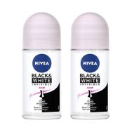 Nivea Men Invisible Black&White Fresh 2x50 ml Erkek Roll-On Deodorant