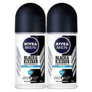 Nivea Men Invisible Black&White Fresh 50 ml Erkek Roll-On Deodorant + Nivea Men Sport 500 ml Duş Jeli