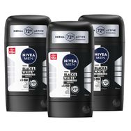 Nivea Men Invisible Black&White Original 3x50 ml Erkek Stick Deodorant