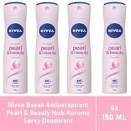 Nivea Pearl and Beauty Hızlı Koruma 4x150 ml Sprey Deodorant