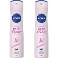Nivea Pearl Beauty Black 2x150 ml Kadın Sprey Deodorant