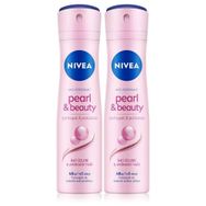 Nivea Pearl Beauty Black 2x150 ml Sprey Deodorant