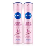 Nivea Pearl Beauty Black 2x150 ml Sprey Deodorant