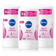 Nivea Pearly & Beauty 3x50 ml Kadın Stick Deodorant