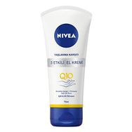 Nivea Q10 Yaşlanma Karşıtı 3 Etkili 75 ml Yoğun Nemlendirici El Kremi