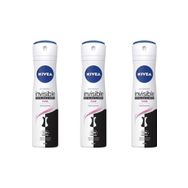 Nivea Women Black & White Invisible Clear 150 ml x 3 Adet Deodorant