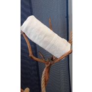 Nivemes Home Ahenk Karacan Krem 70x135 cm Banyo Havlusu