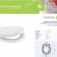 Nkp 0301 Comfort Alttan Sıkmalı Kırılmaz Klozet Kapağı