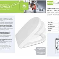 Nkp 0402 Elegance Duroplast Amortisörlü Yavaş Kapanan Klozet Kapağı