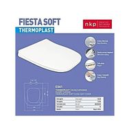 Nkp Fiesta Kare Soft Close Yavaş Kapanan Amortisörlü Klozet Kapağı
