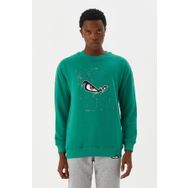 No Fear M500235 Yeşil Erkek Sweatshirt