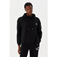 No Fear M500241 Siyah Kapüşonlu Erkek Sweatshirt