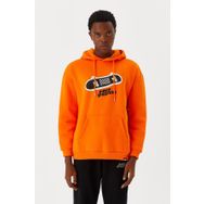 No Fear M500246 Turuncu Kapüşonlu Erkek Sweatshirt