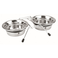 Nobby Silent Diner 2 x 11 cm 0.20 lt Çelik Mama ve Su Kabı