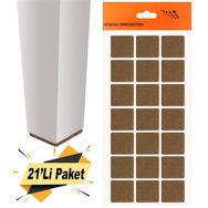 Nobel Keçe Yapışkanlı 30x30 mm 21'Li Paket Masa Sandalye Parke Zemin Koruyucu