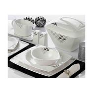 Noble Life 12372 Bone China 605 Platin Grace 86 Parça Yemek Takımı