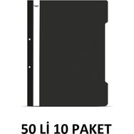 Noki 10 Paket 50'li Siyah Telli Dosya