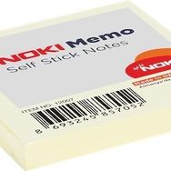 Noki 12007 Memo 75x75 Sarı Yapışkanlı Not Kağıdı