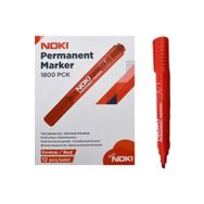 Noki 1800PCK Kırmızı Kesik Uç Markör Kalem